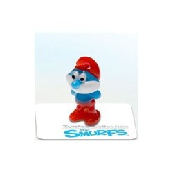 画像1: スマーフ Tynies 107 Glass Figure　Smurfs - Papa Smurf