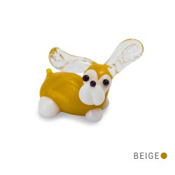 画像1: 犬  Tynies 036-new Glass Figure　Bev Dog With One Ear Up